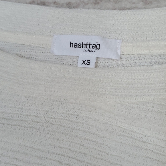 HashTag In Trend Ribbed Ballon Sleeve Pullover - Picture 5 of 7